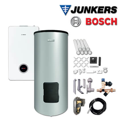 Junkers Bosch GC98-023 mit Gas-Brennwerttherme GC9800iW 30 P 23, W200-5, Schacht