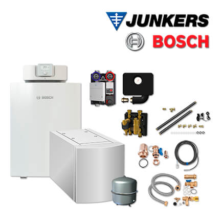 Junkers Bosch Öl-Brennwertkessel OC7000F 18, OC7F04 mit WST 135-2, HSM25/6 MM100