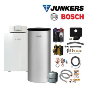 Junkers Bosch OC7F37 mit OC7000F 30 Öl-Brennwertkessel, W 200-5, HS25/6