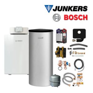 Junkers Bosch OC7F38 mit OC7000F 30 Öl-Brennwertkessel, W 200-5, HSM25/6 MM100