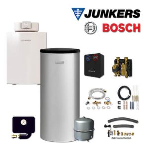Junkers Bosch OC7F40 mit OC7000F 30 Öl-Brennwertkessel, W 160-5, HSM25/6 MM100