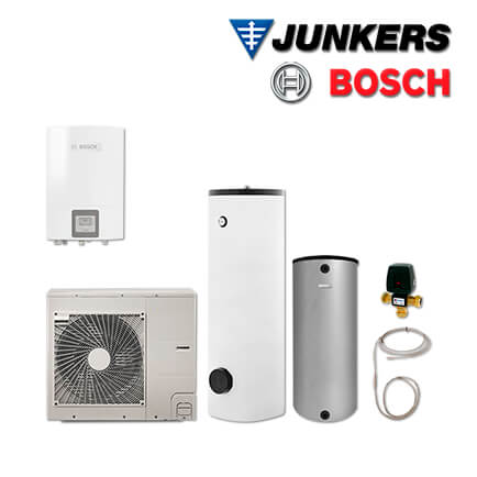 Junkers Bosch SAS18, Split Luft/Wasser-Wärmepumpe SAS 11-2 ASE, HR 300, BH 200-5