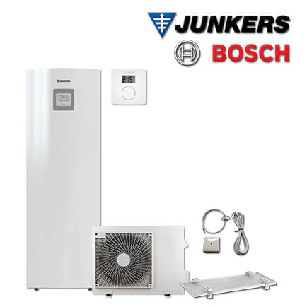 Junkers Bosch SAS36 mit Split Luft/Wasser-Wärmepumpe SAS 6-2 ASM, CR10H