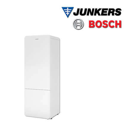 Junkers Bosch Stora SWDP 300 O 2 C Wärmepumpenspeicher, 300 Liter, weißes Glas