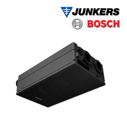 Junkers Bosch V4000CC 100 Wohnungslüftungsgerät, 105 m³/h mit CR 10H