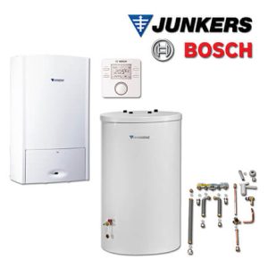 Junkers Bosch ZSRKE02 mit ZSR 5/10-7 KE 21 Gastherme 10 kW mit ST120-5 Speicher L / LL