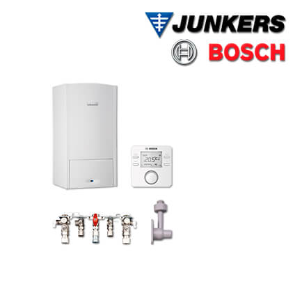 Junkers Bosch Brennwert-Kombitherme ZWB 24-5 C 23, ZWB502 mit CR100, Nr. 991