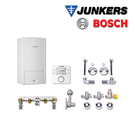Junkers Bosch Brennwert-Kombitherme ZWB 24-5 C 23, ZWB508 mit CR100, IW-MV-1