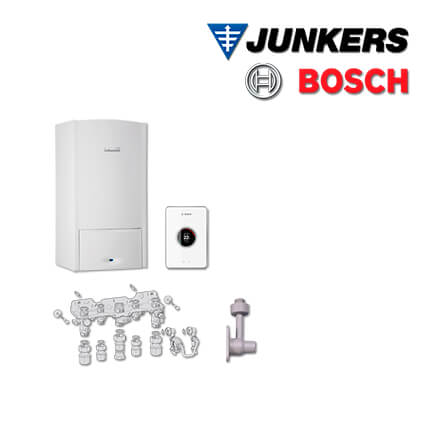 Junkers Bosch Brennwert-Kombitherme ZWB 24-5 C 23, ZWB512 mit CT200, Nr. 1660