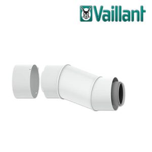 Vaillant Variobogen mit Versatzausgleich 20 – 65 mm, konzentrisch Ø 80/125 PP