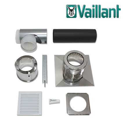 Vaillant-0020095533-1 Vaillant Basis-Anschluss-Set für den Schachteinbau Ø 160 PP
