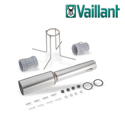 Vaillant-0020095594-1 Vaillant Grundelemente Edelstahl für Abgassystem Ø 60 PP flexibel