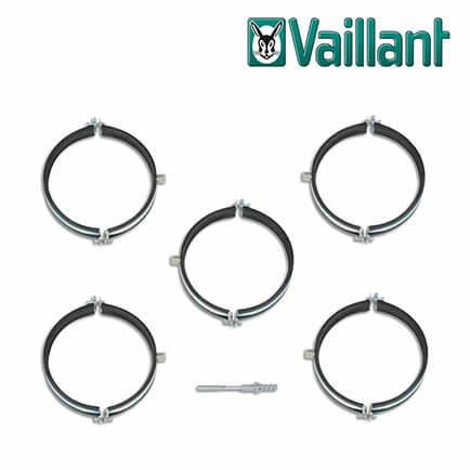 Vaillant-0020106381-1 Vaillant Befestigungsschellen (5 Stck) Ø 160 mm mit Schrauben und Dübel