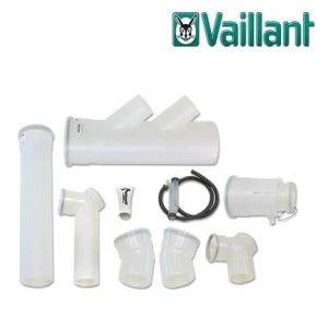 Vaillant Basis-Anschluss-Set S.3 für 2 Geräte, 2er Kaskade Rücken/Rücken Ø160 PP
