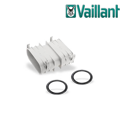 Vaillant-0020180839-1 Vaillant Verbindungsmuffe für Luftschlauch flach 52 x 132 mm