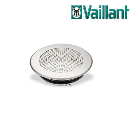 Vaillant-0020197692-1 Vaillant Design Abdeckblende rund Ø 125 mm Rundloch Edelstahl