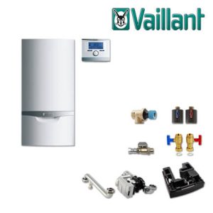 Vaillant Paket 1.201/6 ecoTEC plus VC 806/5-5, VRC 700, Installations-Set, L/LL