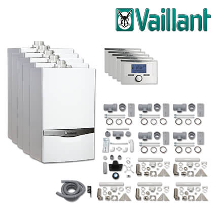 Vaillant Paket 1.608/5 5x ecoTEC plus VCW 206/5-5, calorMATIC VRT 350, E/H