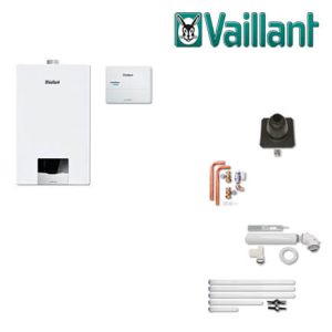 Vaillant Paket 1.642 ecoTEC plus VC 10 CS/1-5, VRC 710, Inst.-Set, Abgas starr