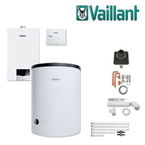 Vaillant Paket 1.648 ecoTEC plus VC 20 CS/1-5, VRC 710, VIH R 150/6B Abgas starr