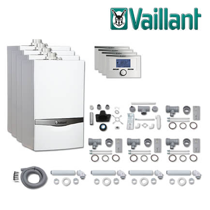 Vaillant Paket 1.75/2, 4x ecoTEC plus VC 206/5-5, calorMATIC VRT 350, L/LL