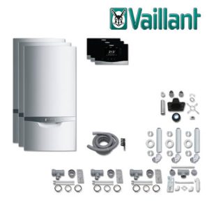 Vaillant Paket 1.803, 3x ecoTEC plus VC 206/5-5, 3x VRT 380, Abgas L/LL