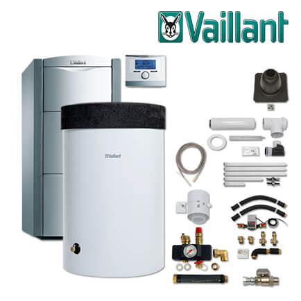 Vaillant Paket 2.39/3 ecoVIT exclusiv VKK 226/4 VRC 700, VIH R 150/6 B, Abgas E/H