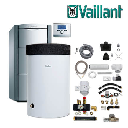 Vaillant Paket 2.40/3 ecoVIT exclusiv VKK 226/4 VRC 700, VIH R 150/6 B, Abgas E/H