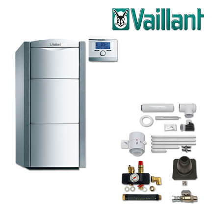 Vaillant Paket 2.47/3 ecoVIT exclusiv VKK 226/4 VRC 700, Luft-/Abgas starr, E/H