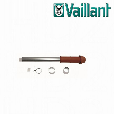 Vaillant-303201-1 Vaillant Senkrechte Dachdurchführung rot Ø 80/125 PP