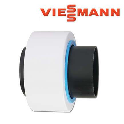 Viessmann-7176655-1 Viessmann Außenwand-Endstück DN80/125, 7176655