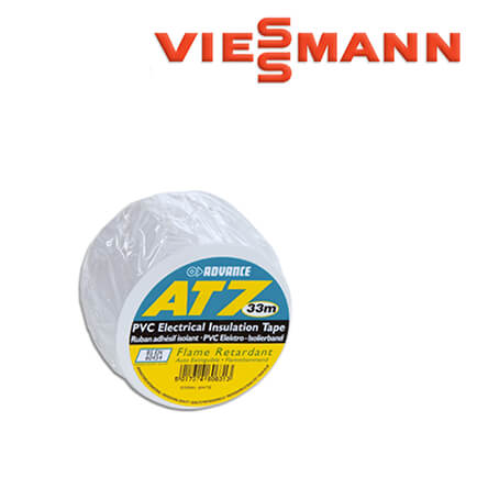 Viessmann-7249281-1 Viessmann PVC Klebeband 50mm (Farbe weiss), 33 m