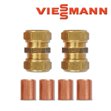 Viessmann-7316568-1 Viessmann Klemmringverschraubung, 22mm, Messing