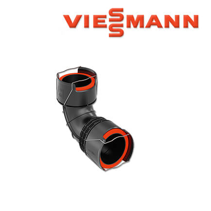 Viessmann-7372923-1 Viessmann Bogen 90° R75, integrierte Dichtung und Fixierbügel