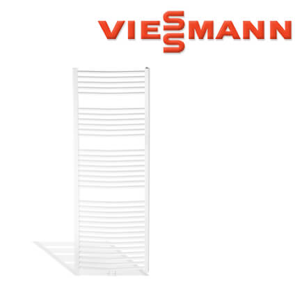 Viessmann Badheizkörper Mittelanschluss gebogen 1771x600x68 mm (HxBxT)