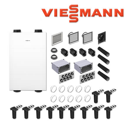 Viessmann Vitoair FS Typ 300E, Rundkanalsystem R75, 170 m² Wohnfläche