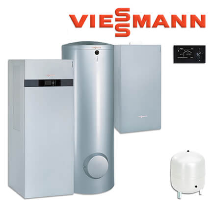 Viessmann Vitocal 200-A Wärmepumpe, 12,4 kW, Z014778, 300 L Vitocell 100-V, CVAB