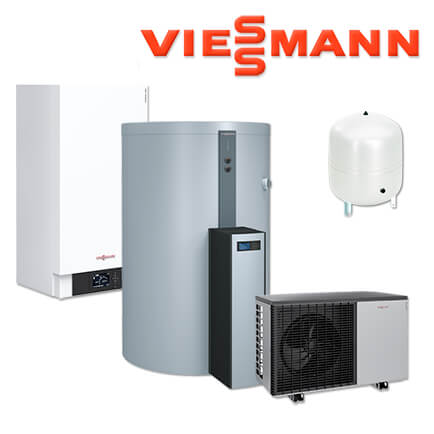 Viessmann Vitocal 200-A Wärmepumpe, 7,5 kW, Z015532, 600 L Vitocell 120-E, SVW