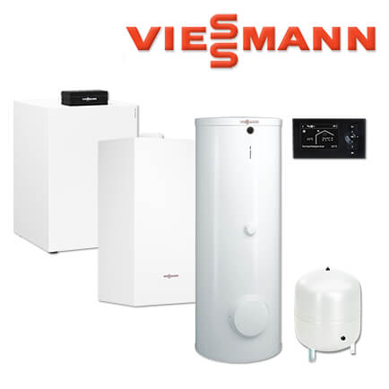 Viessmann Vitocal 200-G Wärmepumpe, 5,8 kW, Z022305, 300 L Vitocell 100-W, CVWB