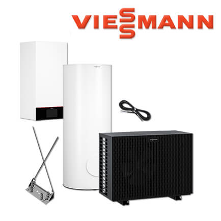 Viessmann Vitocal 200-S Wärmepumpe, 10,0 kW, Z025124, 300 L Vitocell 100-W, CVAB