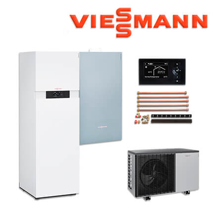 Viessmann Vitocal 222-A Wärmepumpe, 6,3 kW, Z017615, Anschluss-Set oben