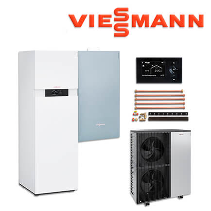 Viessmann Vitocal 222-A Wärmepumpe, 12,6 kW, Z017617, Anschluss-Set oben