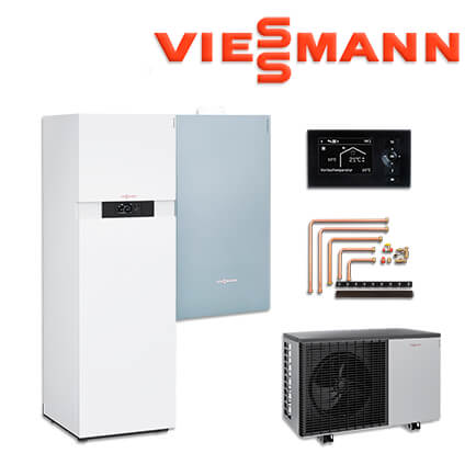 Viessmann Vitocal 222-S Wärmepumpe, 4,2 kW, Z017632, Anschluss-Set links/rechts