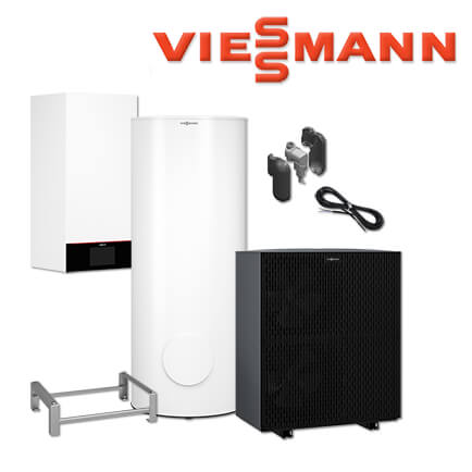 Viessmann Vitocal 250-A Wärmepumpe, Z025098, 300 L Vitocell 100-W, CVAB
