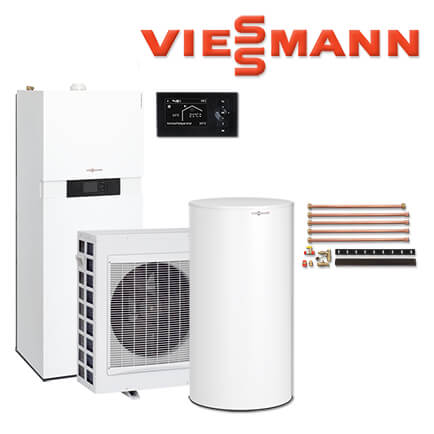 Viessmann Vitocaldens 222-F, 10,2 kW, Z022292, 100-W SVWA, Aufputz oben, weiß