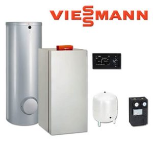 Viessmann Vitocrossal 300 Gaskessel 19 kW, CU3A377, 200 L Vitocell 100-V, CVAA