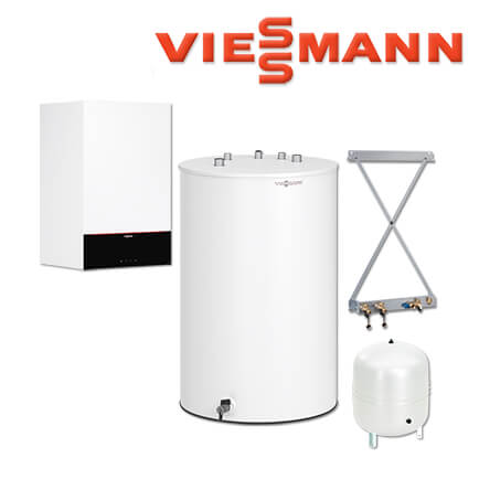 Viessmann Vitodens 200-W Gastherme, 11 kW, Z022011, 150 L Vitocell 100-W, CUGB