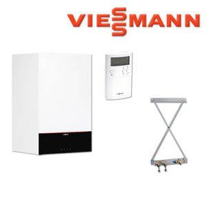 Viessmann Vitodens 200-W Kombitherme, 19 kW, Z019681, VT100, Zubehör Aufputz
