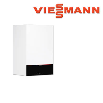 Viessmann Vitodens 200-W Brennwert-Kombitherme, 32 kW mit Außentemperatursensor