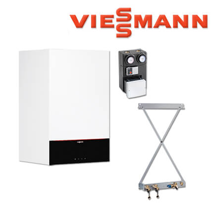 Viessmann Vitodens 200-W Gastherme, 32 kW, Z022046, inklusive Zubehör